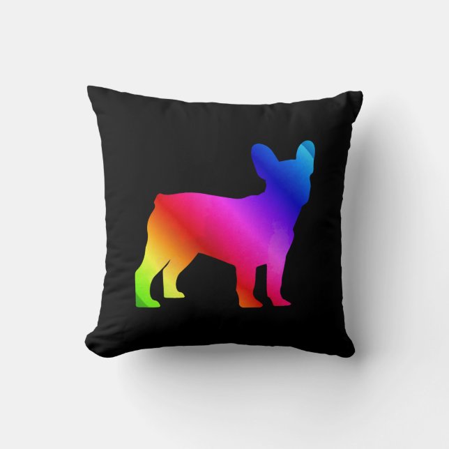 Frenchie    throw pillow (Front)
