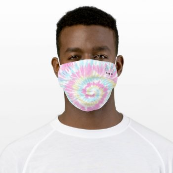 Frenchie Tie Dye Face Mask by FrenchBulldogLove at Zazzle
