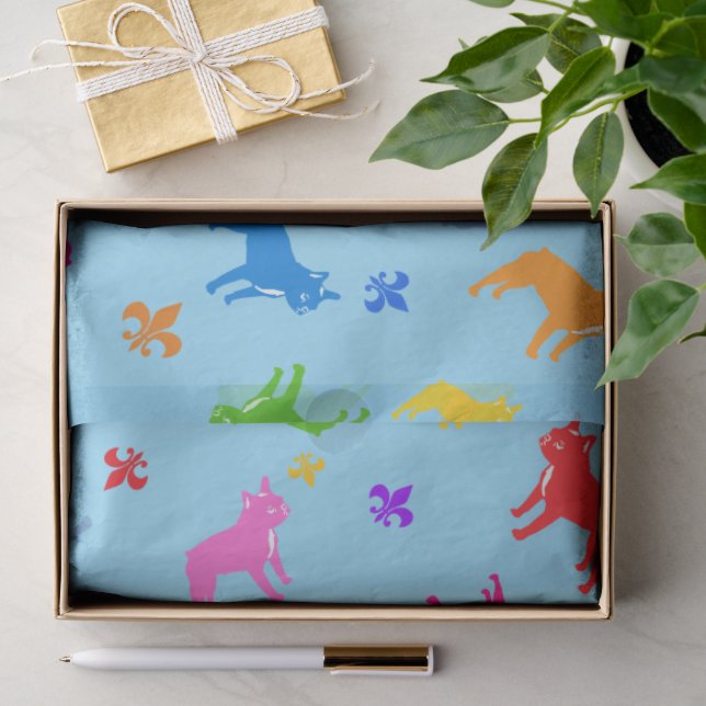 Frenchie  tissue paper (Gift)