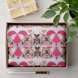 Frenchie  tissue paper