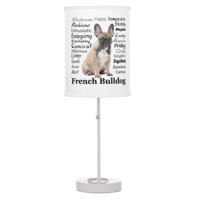 Frenchie Traits Lamp (Front)