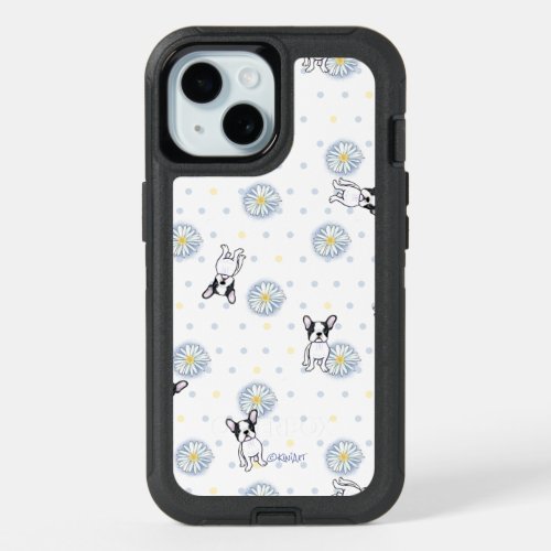 Frenchies and Daisies iPhone 15 Case