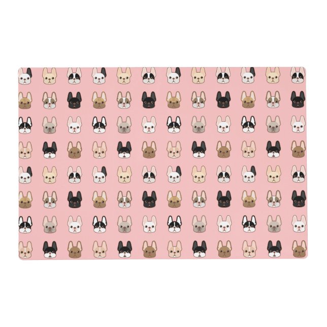 Frenchies Family Placemat (Front)