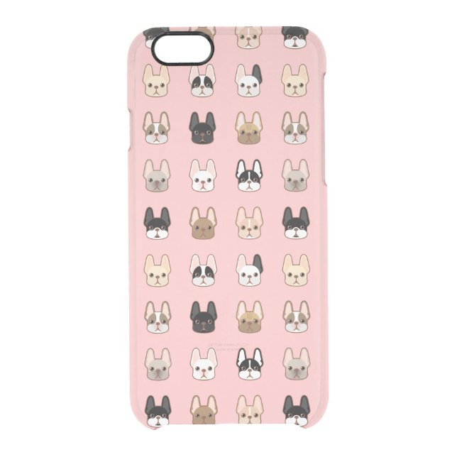Frenchies Family Uncommon iPhone Case (Back)