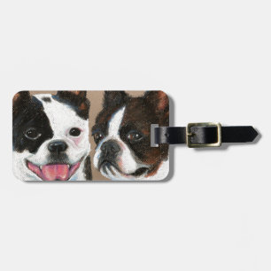 Frenchies Luggage Tag