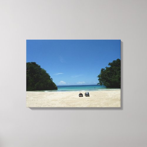 Frenchmans Cove Beach Jamaica Photo Wall Canvas