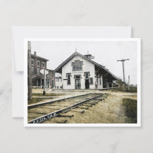 Frenchtown NJ PRR Train Station 1910s Postcard