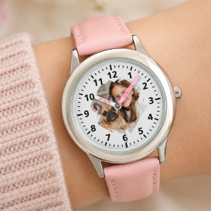 Frendh Bulldog Dog Photo Watch
