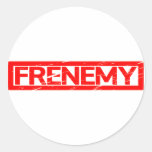 Frenemy Stamp Classic Round Sticker