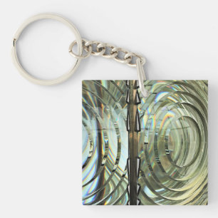 Frensel Lens, Cape Blanco Lighthouse, Oregon Coast Keychain