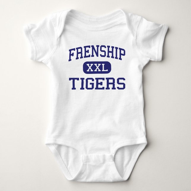 Frenship - Tigers - High School - Wolfforth Texas Baby Bodysuit (Front)