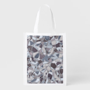 Frenzied Fish Abstract Art Reusable Grocery Bag
