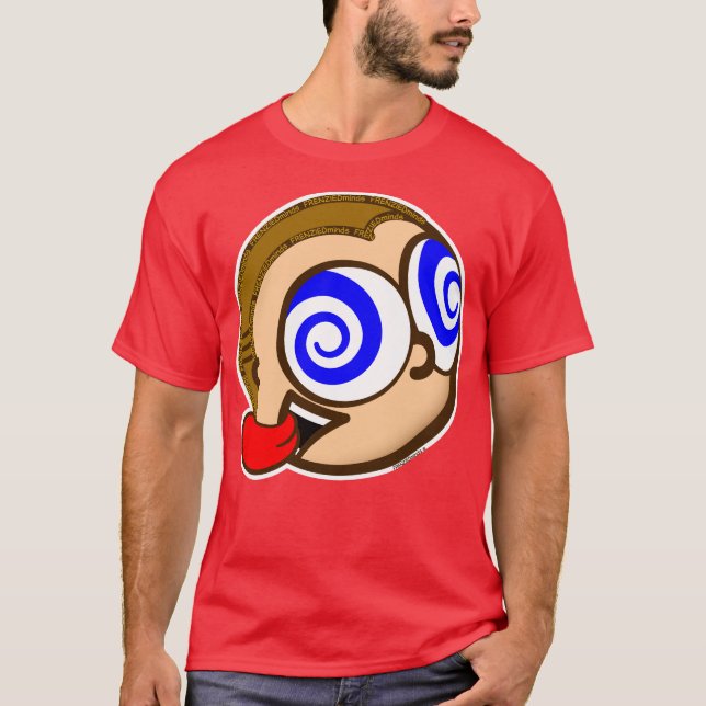 FRENZIEDminds T-shirt featuring CRAZY! (Front)