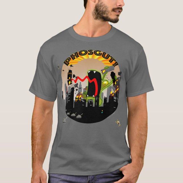 FRENZIEDminds t-shirt featuring PHOSGUT (old one) (Front)