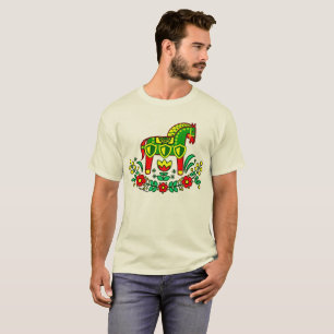 FRENZIEDminds T-shirt featuring stately Dala Horse