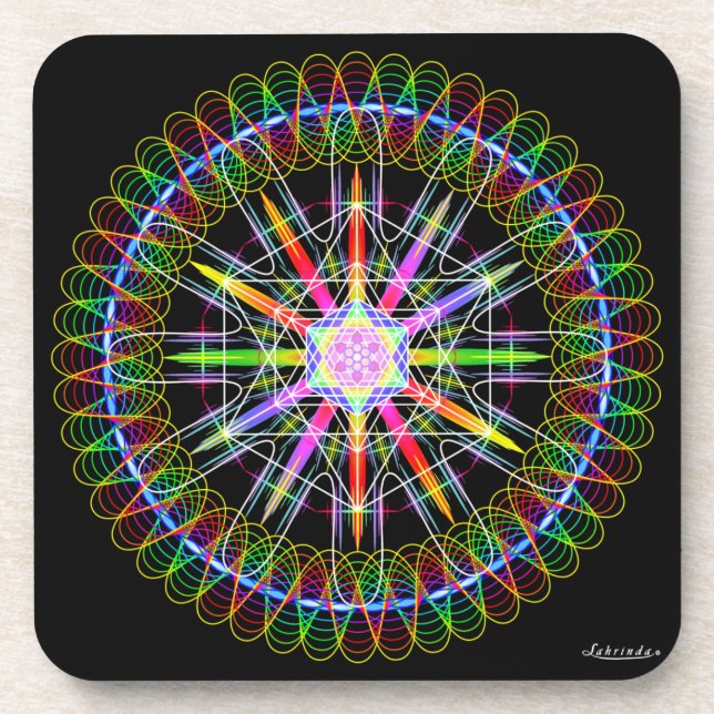 Frequency + Intent Beverage Coaster (Front)