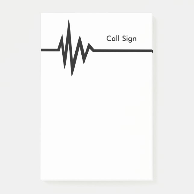 Frequency Line Notes  Customize It. (Front)