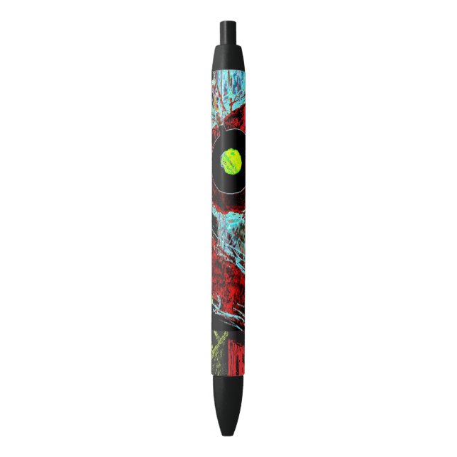 Frequency Serpent – Abstract Energy Compact Mirror Pen (Front Vertical)