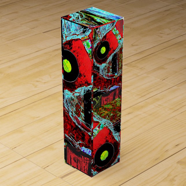 Frequency Serpent – Abstract Energy Wine Gift Box (Front)