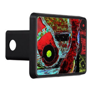 Frequency Serpent – Abstract Trailer Hitch Cover