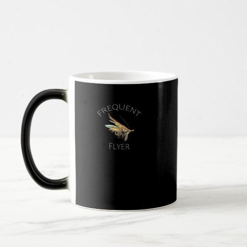Frequent Flyer Fly Fishing Fisherman River Trout Magic Mug