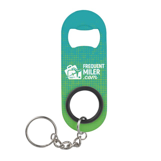 Frequent Miler Bottle Opener Key Chain (Front)