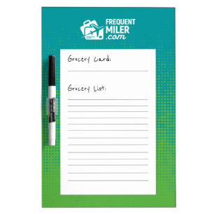 Frequent Miler Dry Erase Board