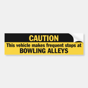 Frequent Stops (Bowling) Bumper Sticker