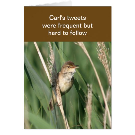 Frequent tweets card (Front)