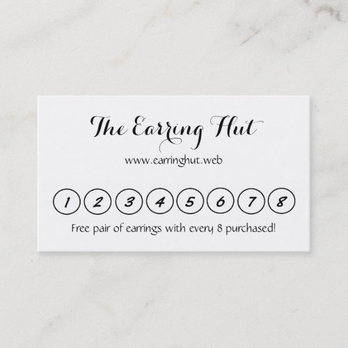 Frequent Visitor 8 Circles Business Cards