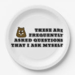 Frequently asked questions that I ask myself Paper Plates