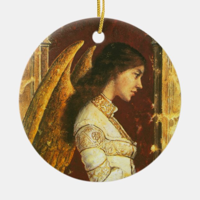 Fresco Angel Ornament (Front)