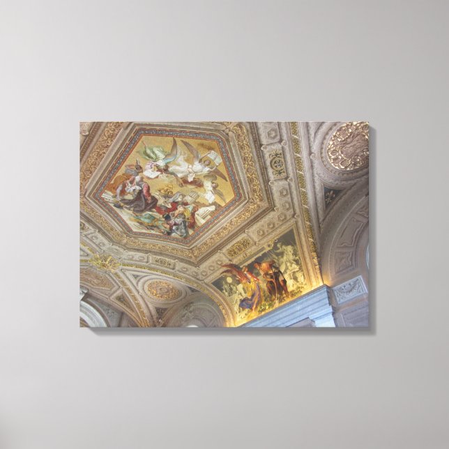 Fresco Ceiling Painting Canvas Print (Front)