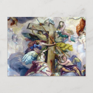 fresco cross postcard