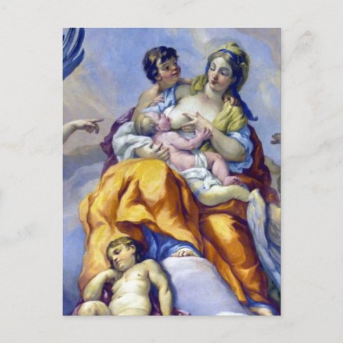 fresco mother postcard