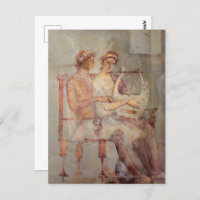 Fresco of a Music Lesson, Pompeii