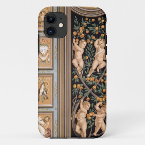 Fresco of Cupids from the Church of St Ambroglio iPhone 11 Case