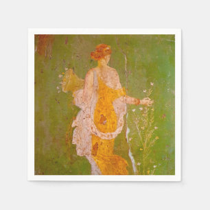 Fresco of Flora in Villa of Ariadne, Pompeii  Napkins