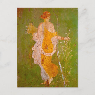 Fresco of Flora in Villa of Ariadne, Pompeii Postcard