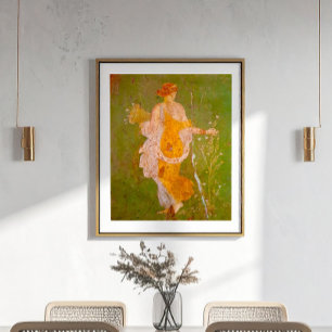 Fresco of Flora in Villa of Ariadne, Pompeii Poster