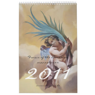 Fresco of the Bavarian monasteries Calendar