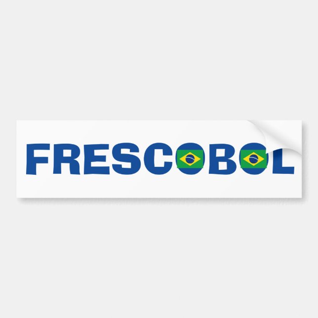 Frescobol Bumper Sticker (Front)