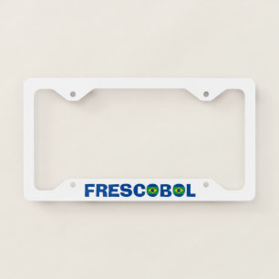 Frescobol License Plate Frame