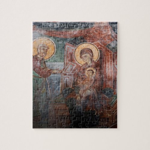 Frescoes from the 14th Century Serbian Church 2 Jigsaw Puzzle