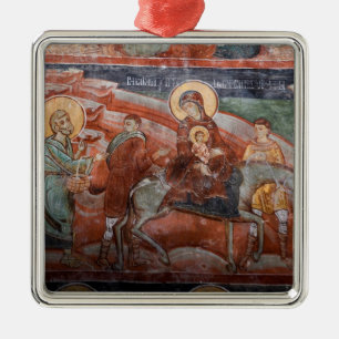 Frescoes from the 14th Century Serbian Church, Metal Ornament