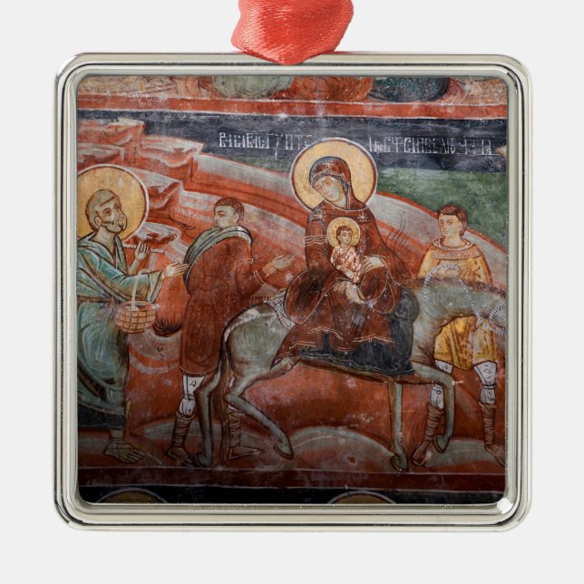 Frescoes from the 14th Century Serbian Church, Metal Ornament (Front)