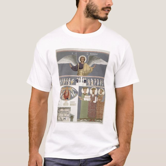 Frescoes from the Orthodox Church of Nekrssi near T-Shirt (Front)