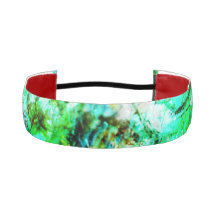 Fresh abstract Non-Slip Headbands,Green abstract