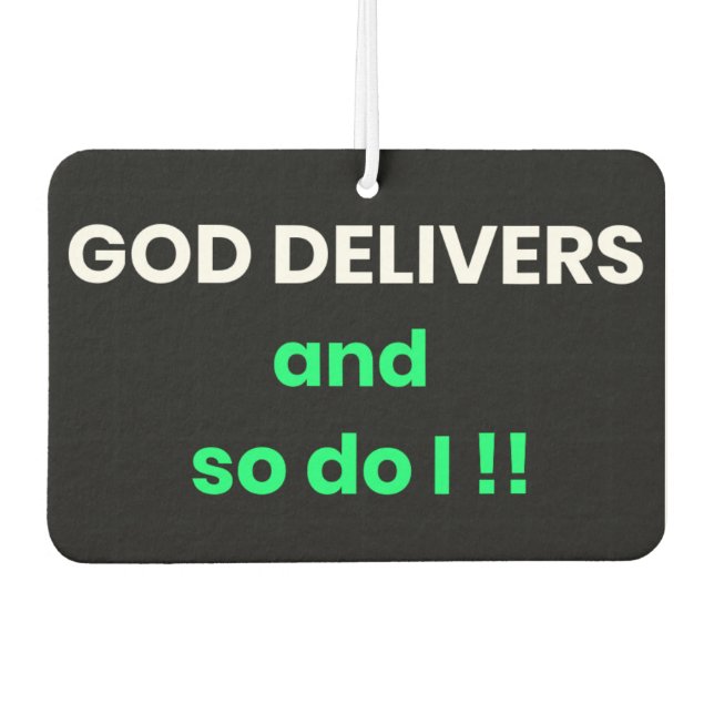 Fresh ALL day  Air Freshener (Front)