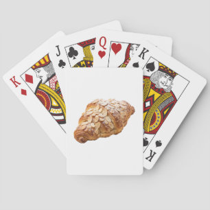 Fresh Almond Croissant French Pastry Poker Cards
